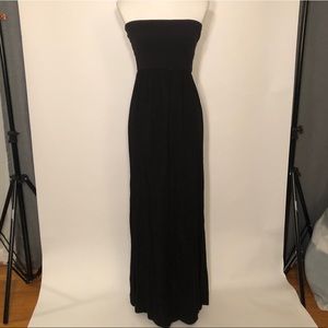 Black Splendid Tube Maxi Dress. Size S.